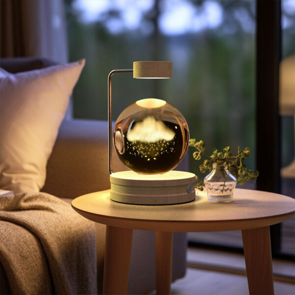 Bedside Crystal Ball Cosmic Indoor Night Lamp - Image 9