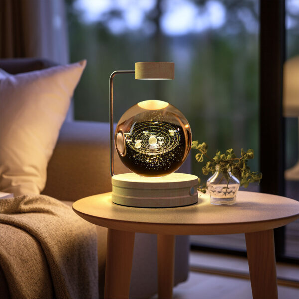 Bedside Crystal Ball Cosmic Indoor Night Lamp - Image 6