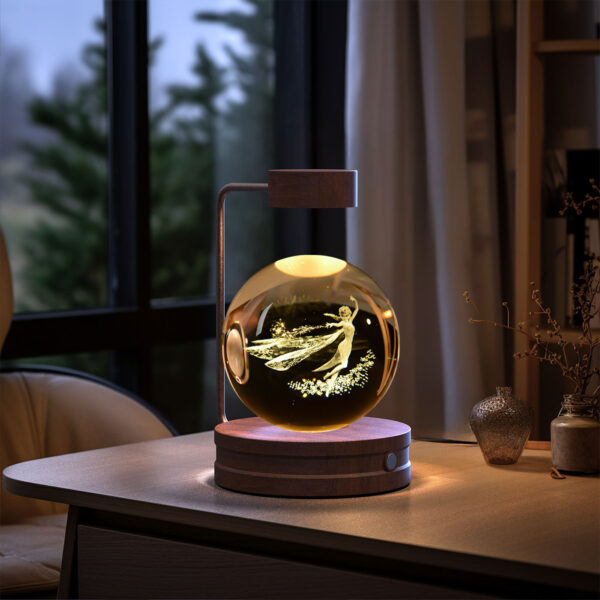 Bedside Crystal Ball Cosmic Indoor Night Lamp - Image 7