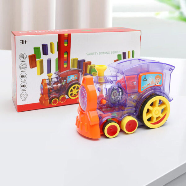 Domino Puzzle Train Toys - Image 3