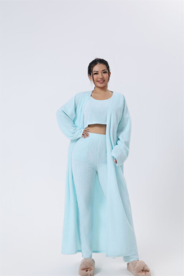 Cozy Pajama Set, Cute 3 Piece Lounge Set - Image 9