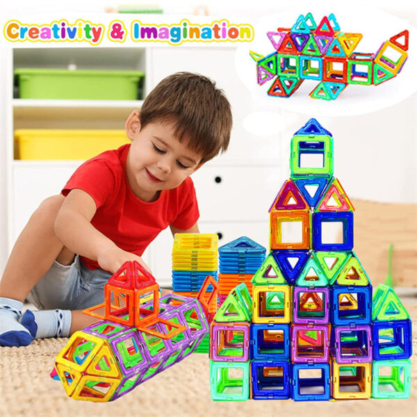 DIY Magnetic Building Blocks Magnets Toys For Kids - Image 5